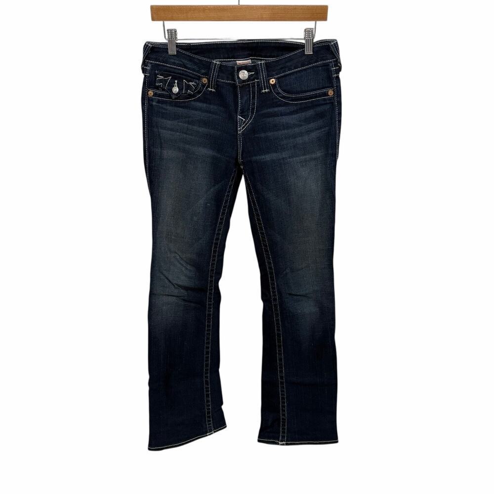 True Religion Straight Leg Jeans Women's 29 Low Rise Y2K 90s